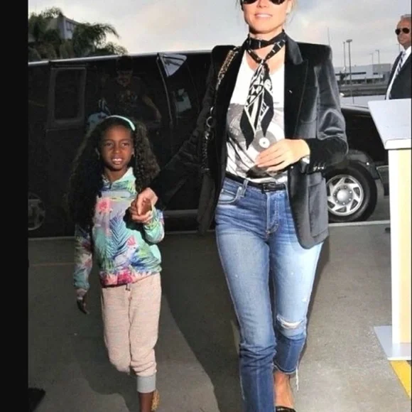 Amo Babe Blue Jeans Size 27 Very Sexy 🖤 Dive Bar Destroy Wash - Picture 2 of 10